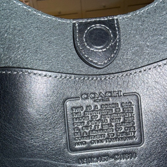 Coach Midnight Black Shoulder Bag - Picture 5 of 5